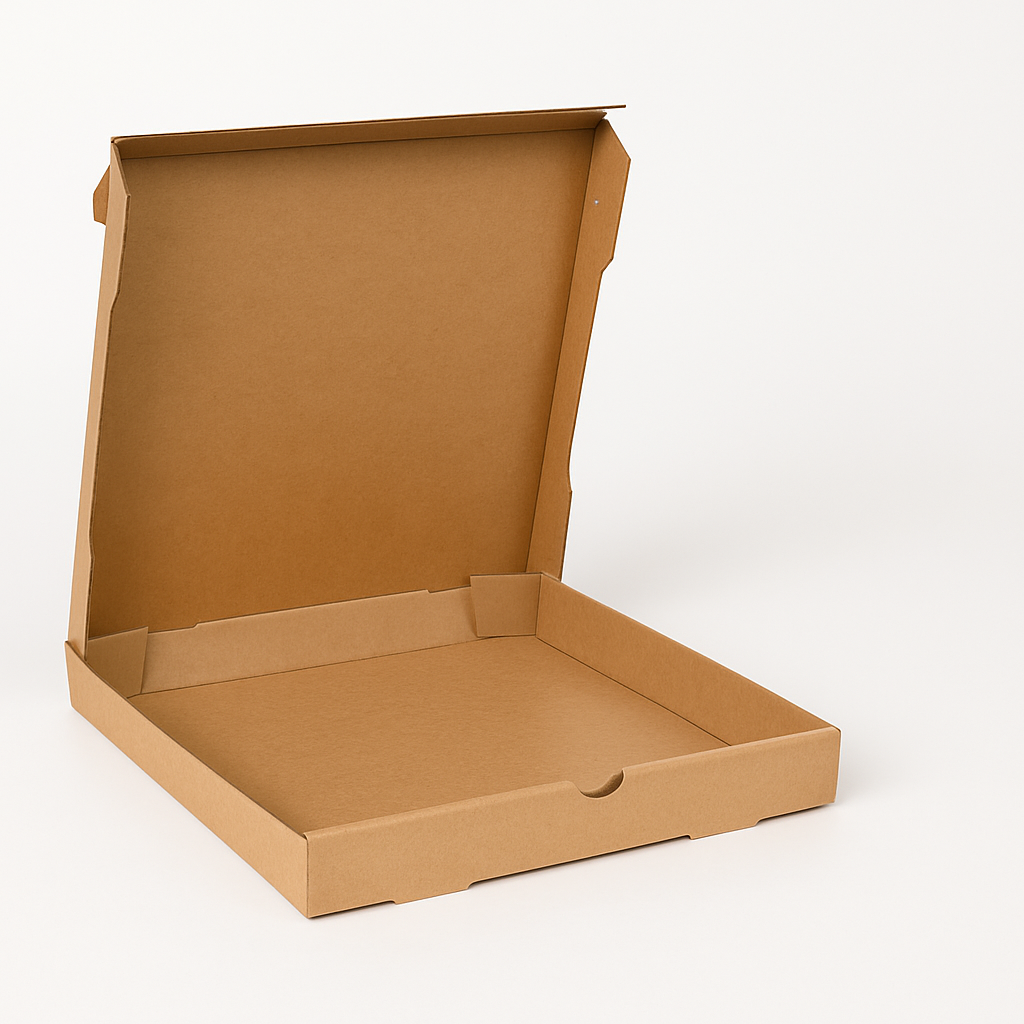 330x330x40mm Pizzakarton  / braun/ ab 0,38€