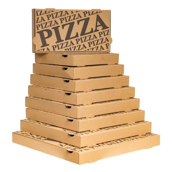 300x300x40 mm Pizzakarton / braun/ ab 0,35€ – Bild 2